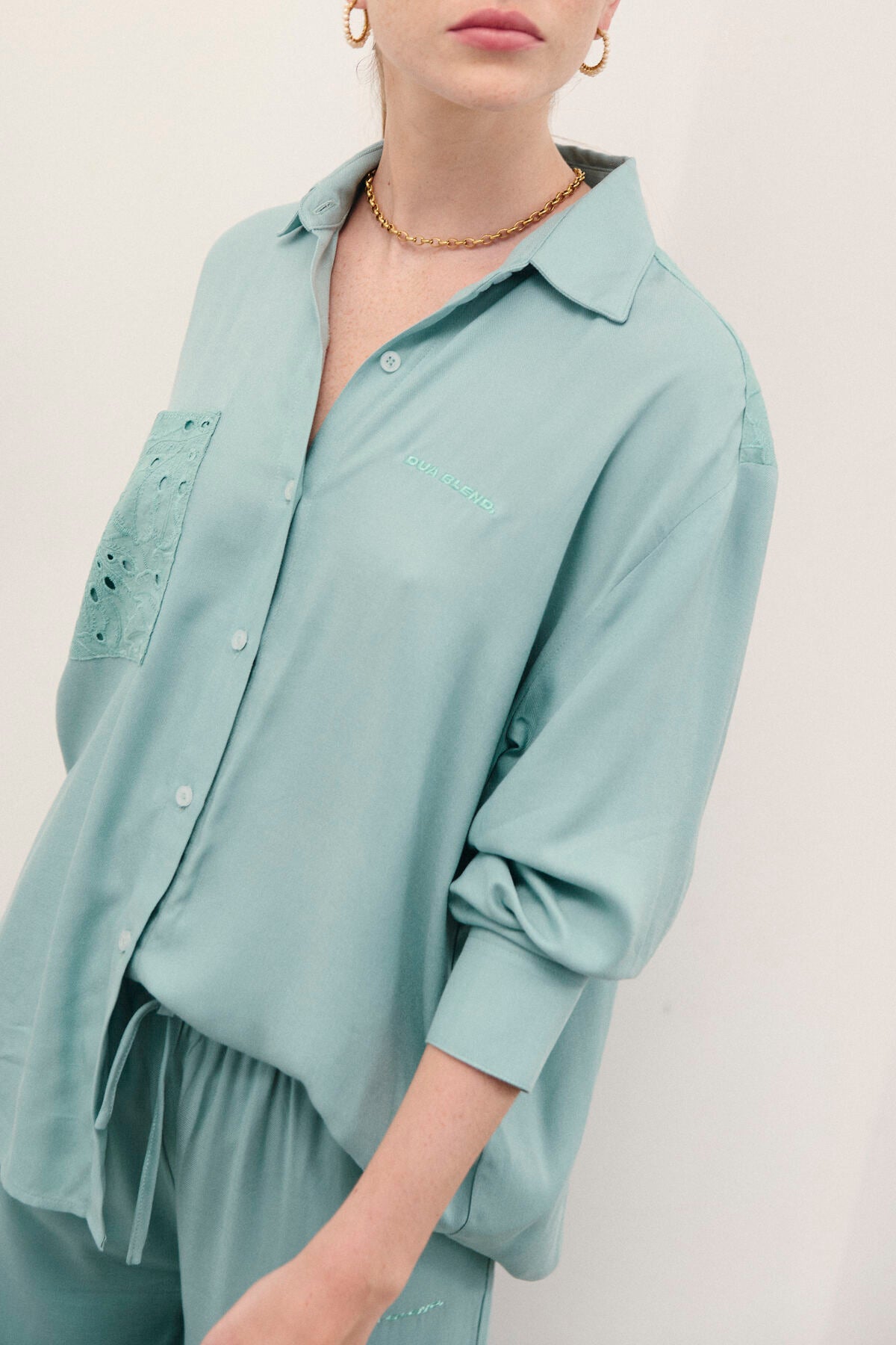 CAMISA ALI - AQUA