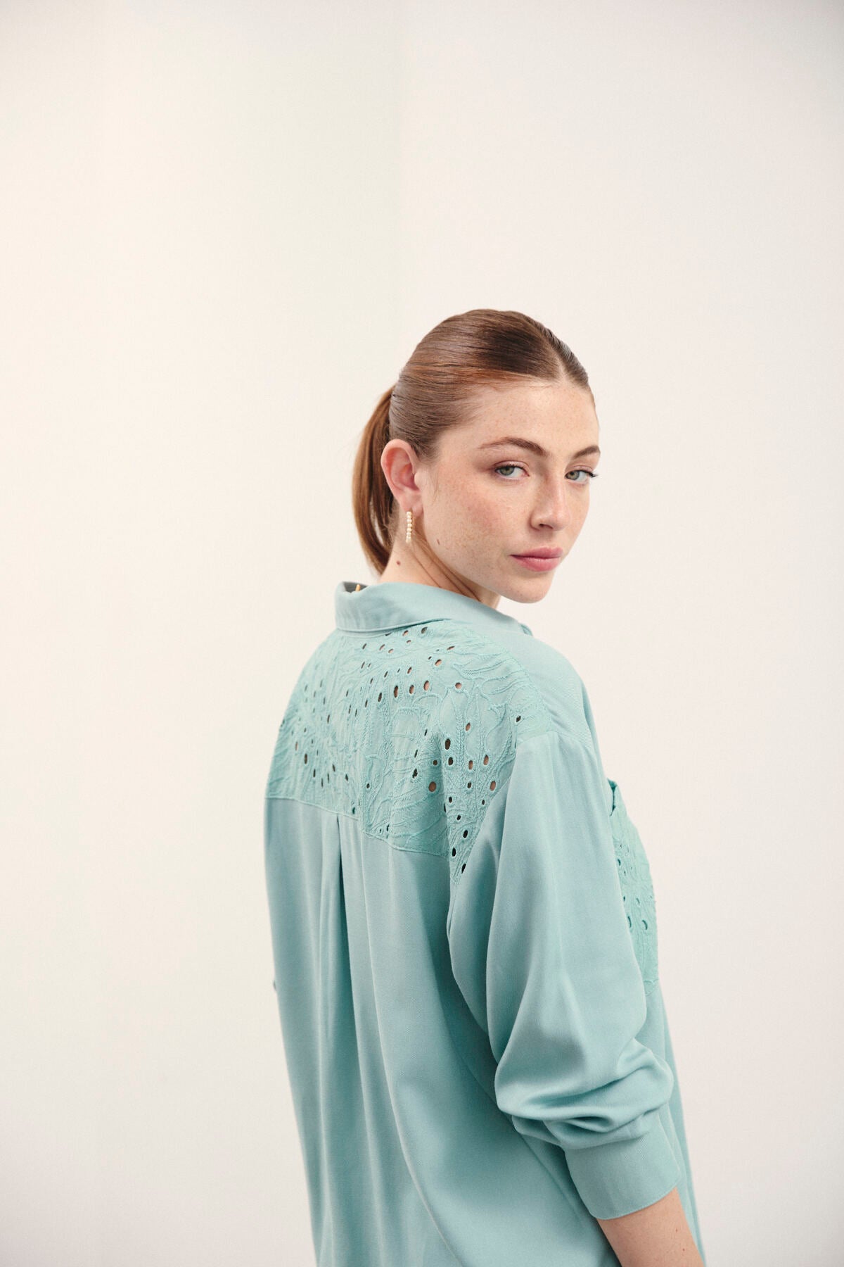 CAMISA ALI - AQUA