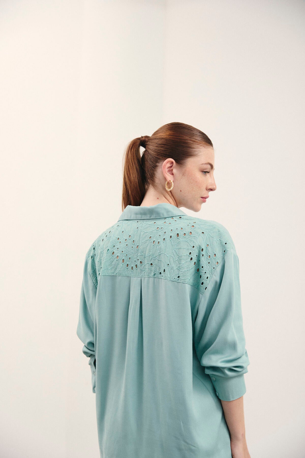 CAMISA ALI - AQUA