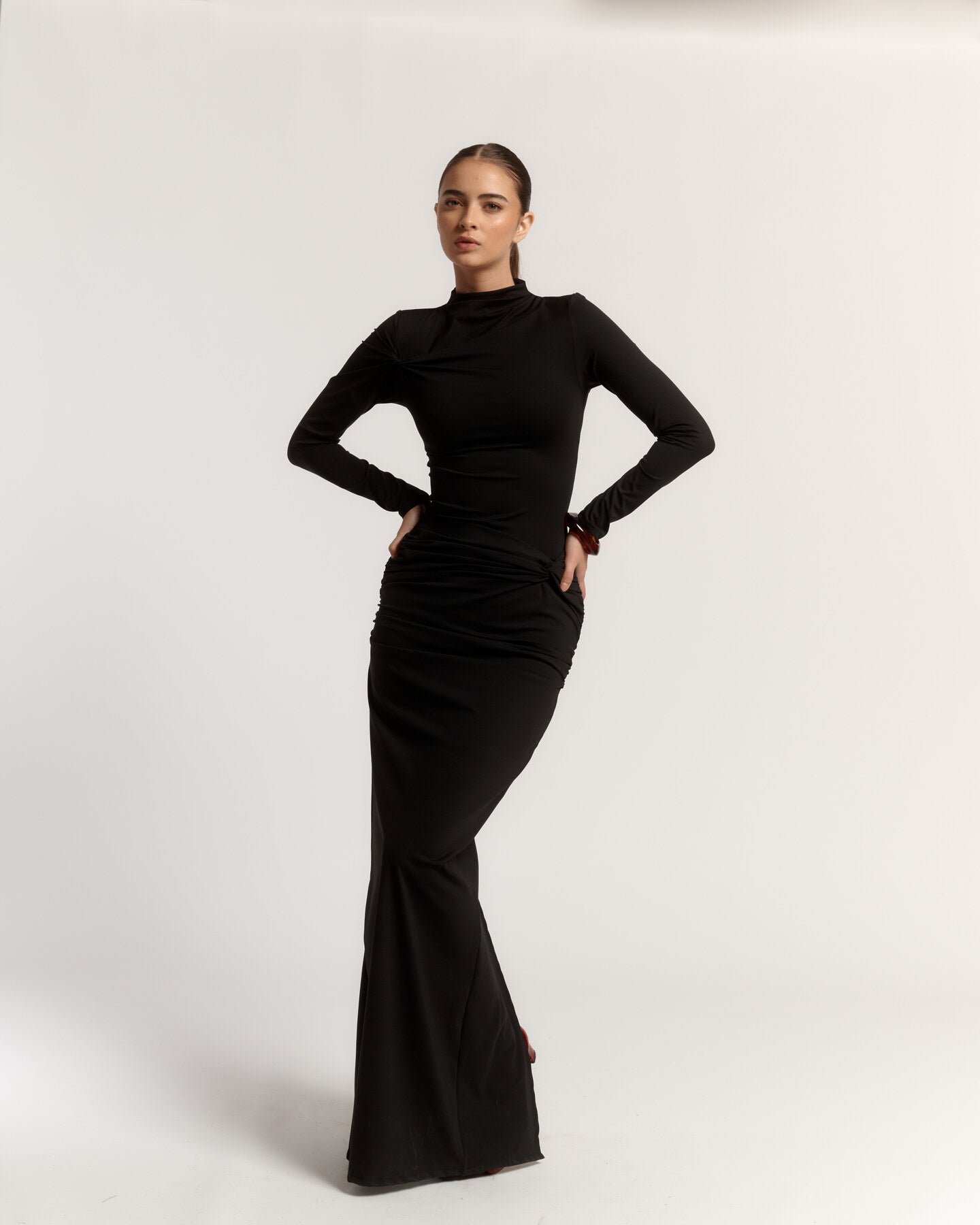 VESTIDO DOPPIO - NEGRO