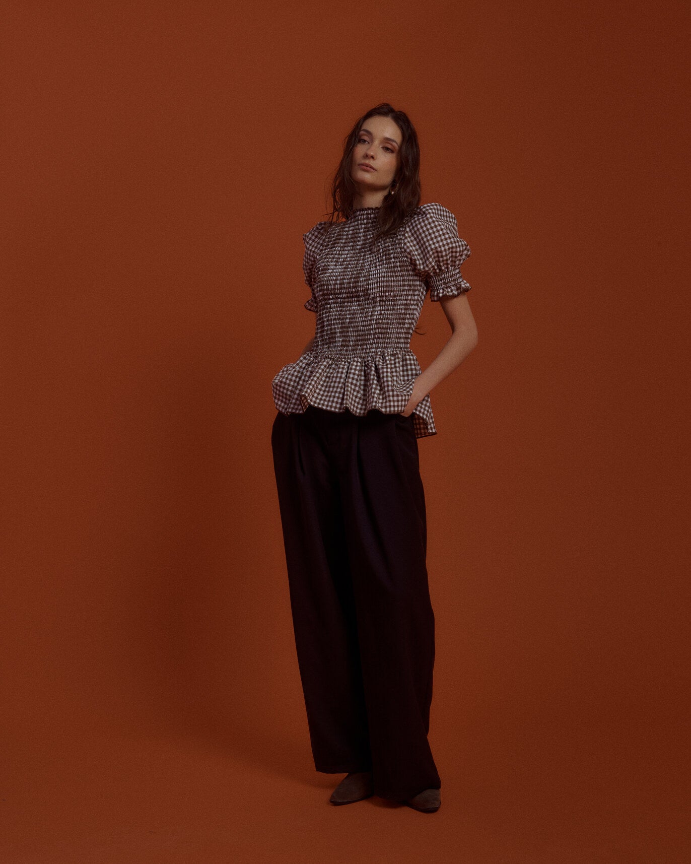 PANTALON RISTRETTO - NEGRO
