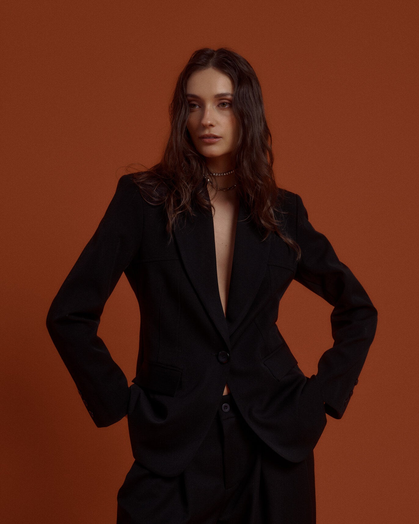 BLAZER MACCHIATO - NEGRO