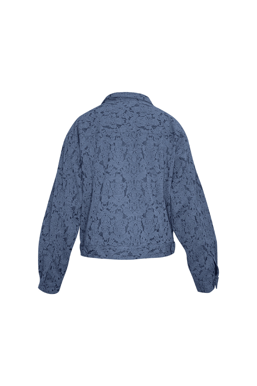 CASACA DENIM MOCCA - CELESTE