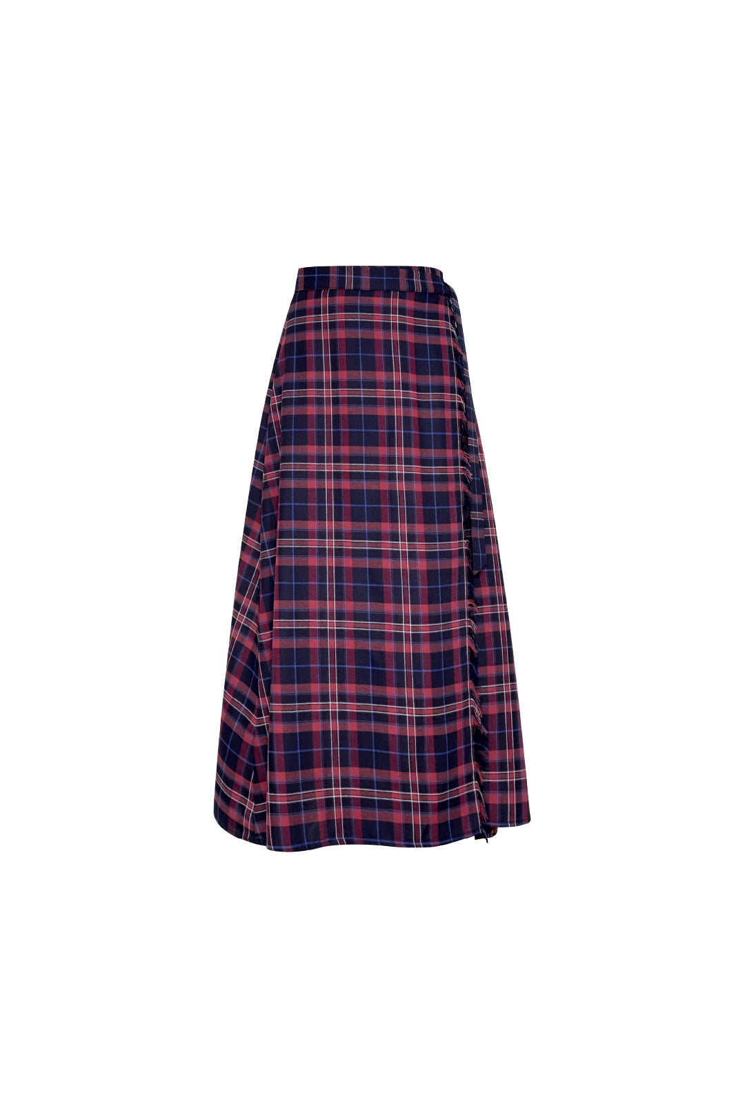 FALDA MACCHIATO - TARTAN AZUL
