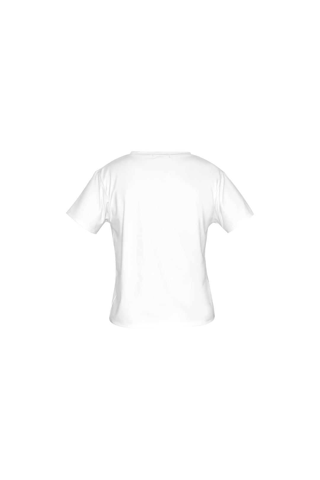 T-SHIRT LUNGO - BLANCO