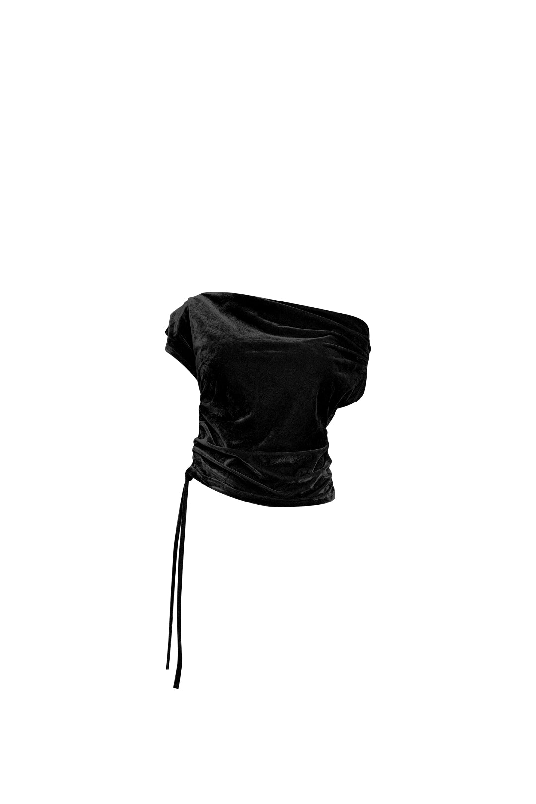 TOP VELVET LATTE - NEGRO