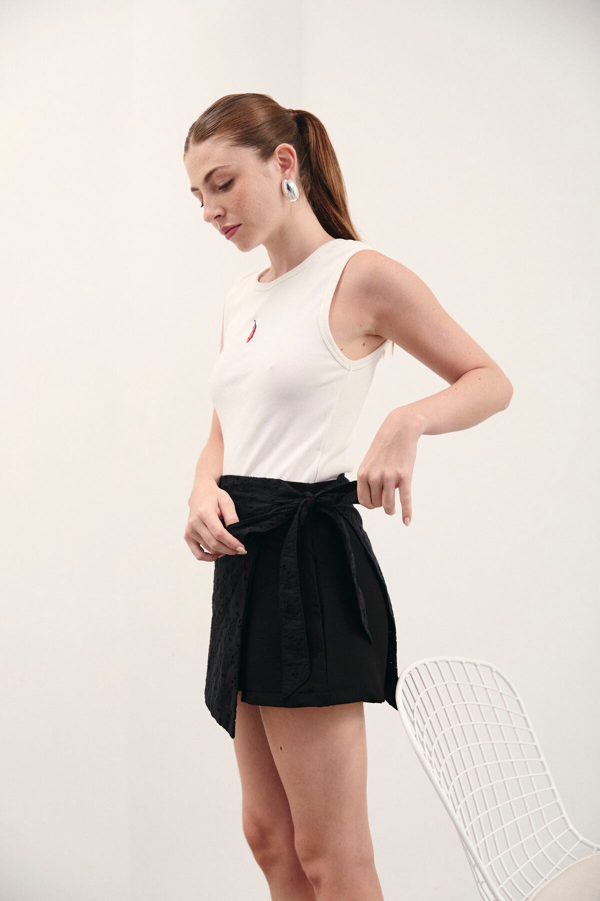 Skort Grecia - Negro