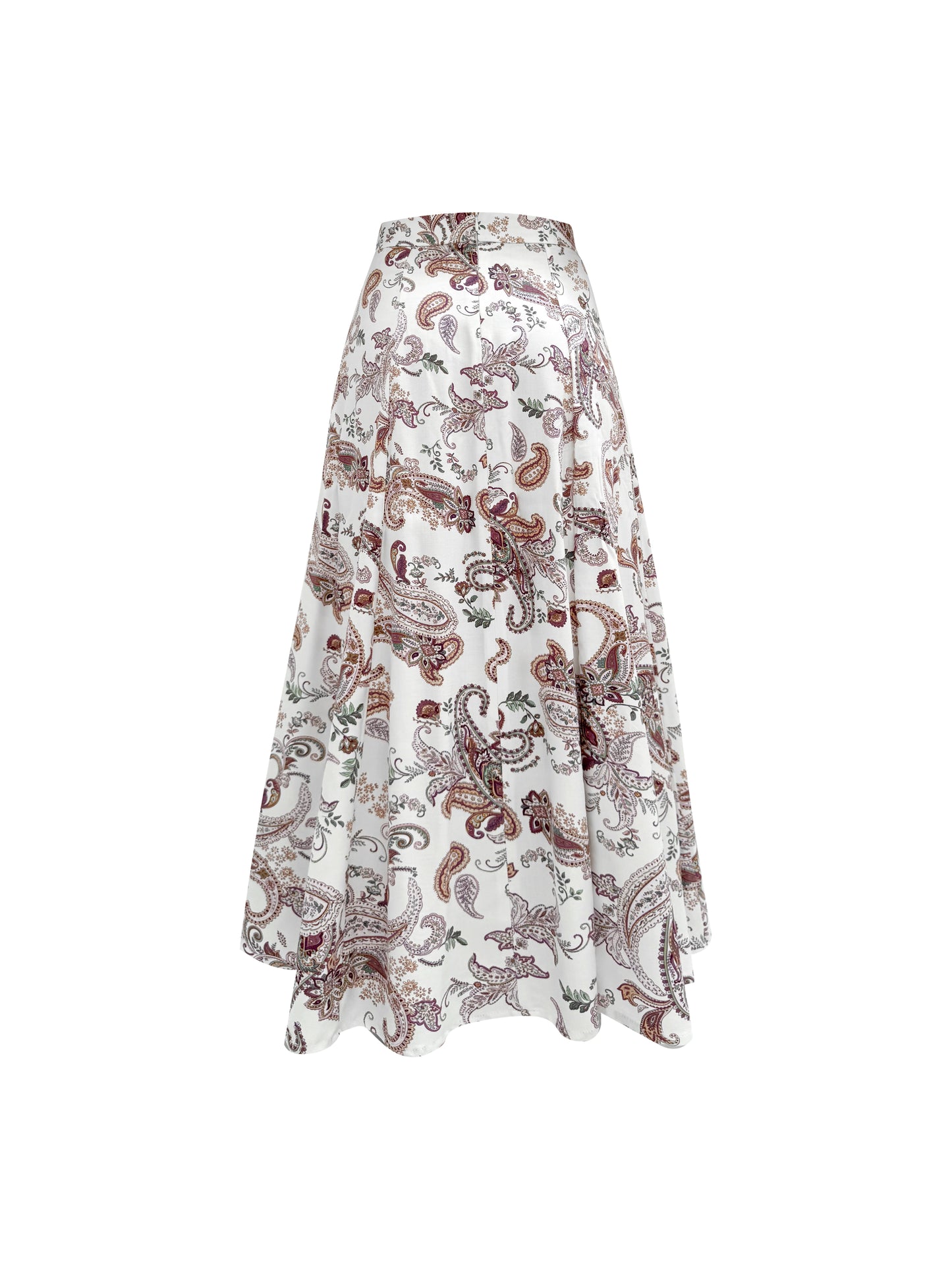 Falda Midi Cerezo - Blanco