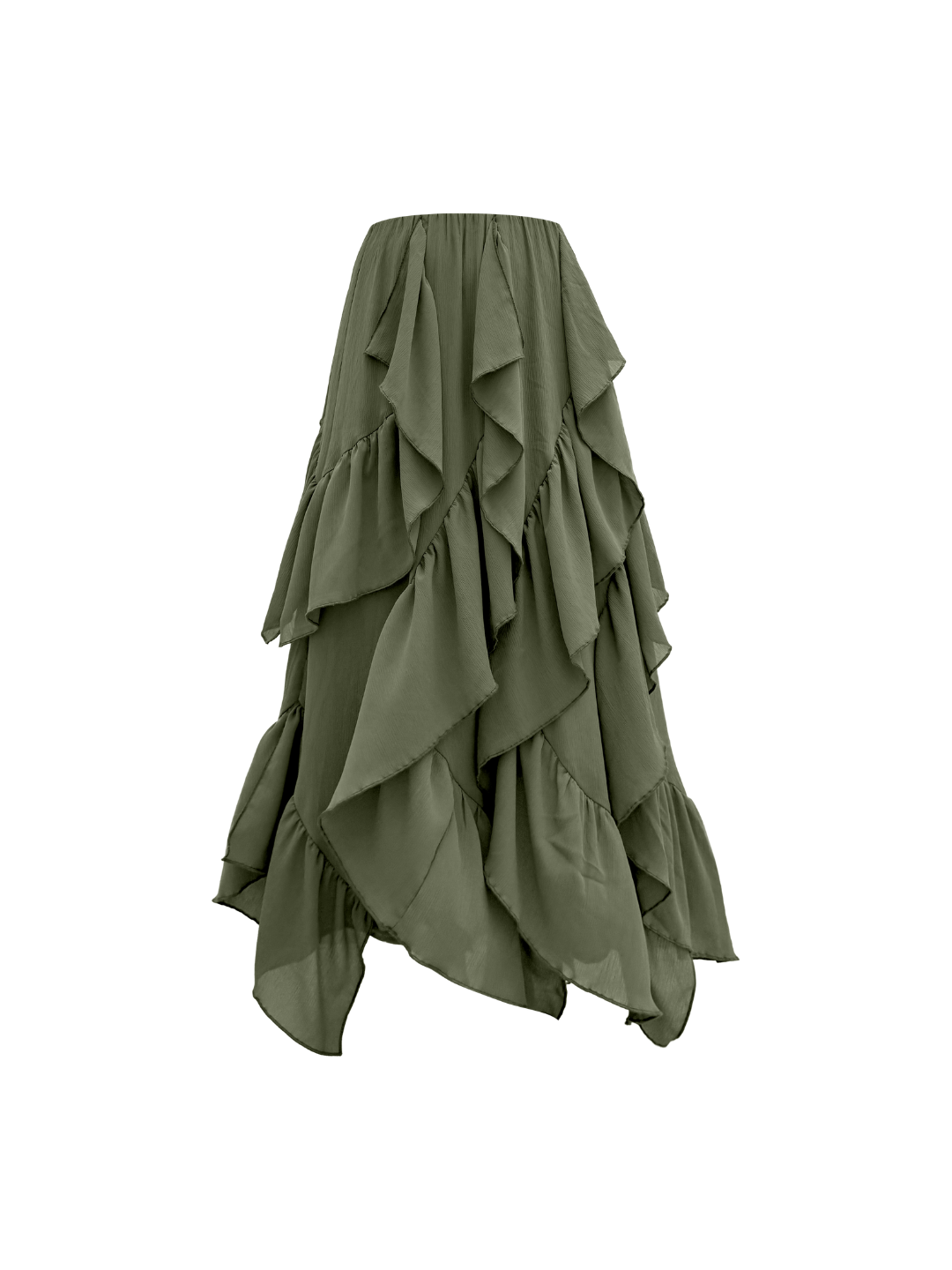 FALDA FLORA - VERDE