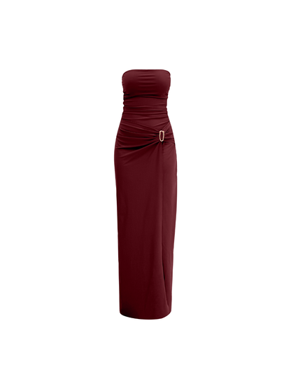 VESTIDO GIORGIA - GUINDA