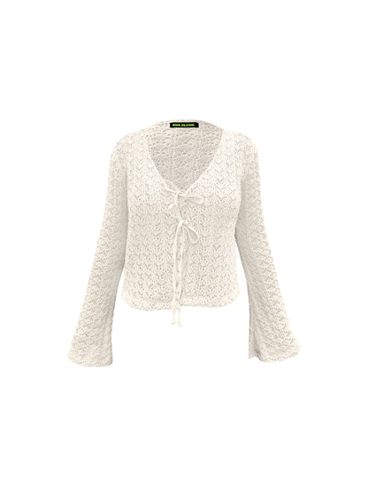 CARDIGAN MONACHELLO - HUESO