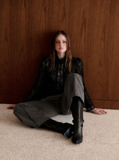 PANTALON RENEE - GRIS OSCURO