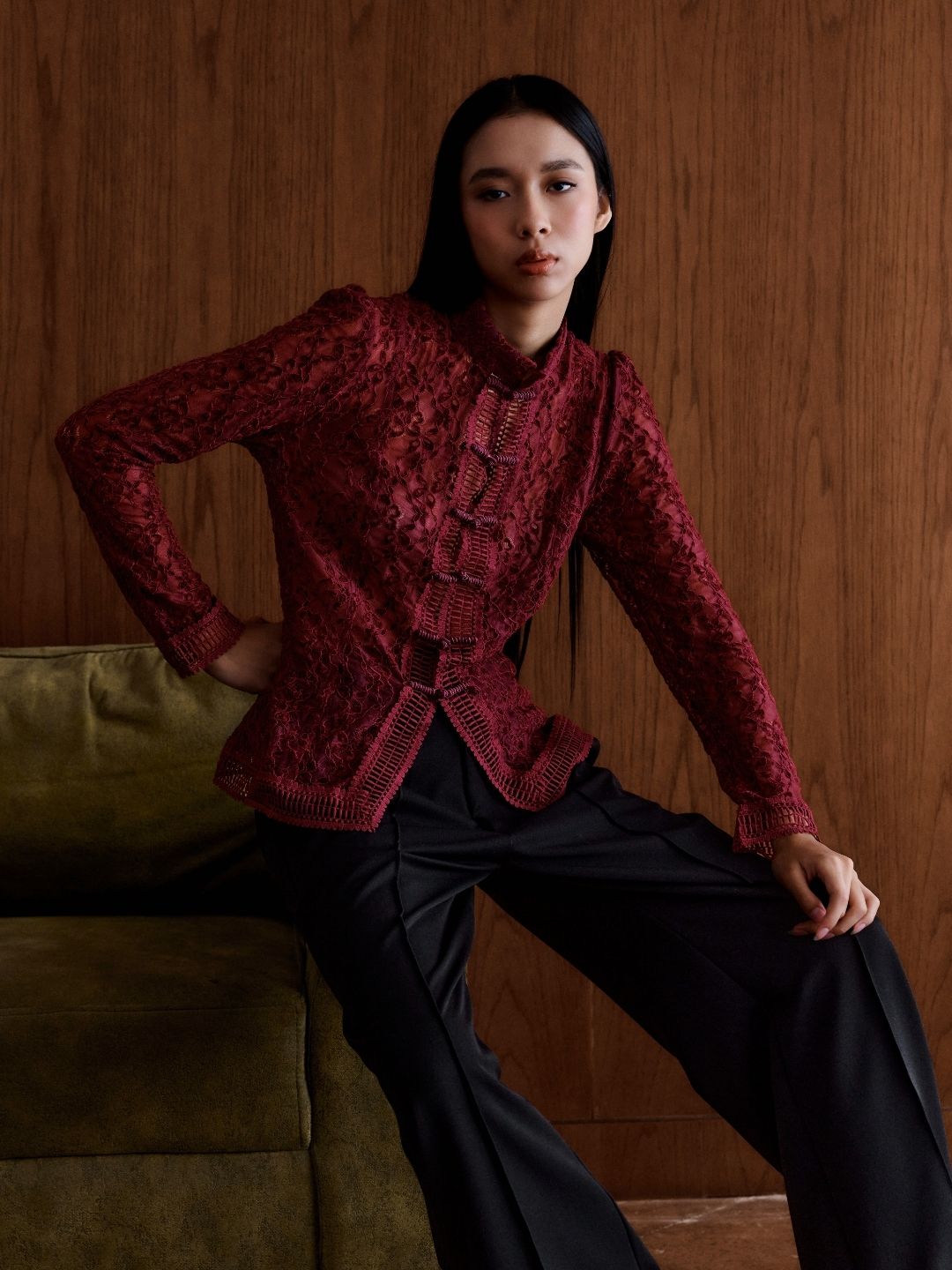 TOP SUKI - BURGUNDY