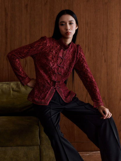 TOP SUKI - BURGUNDY