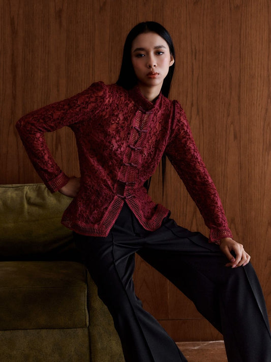 TOP SUKI - BURGUNDY