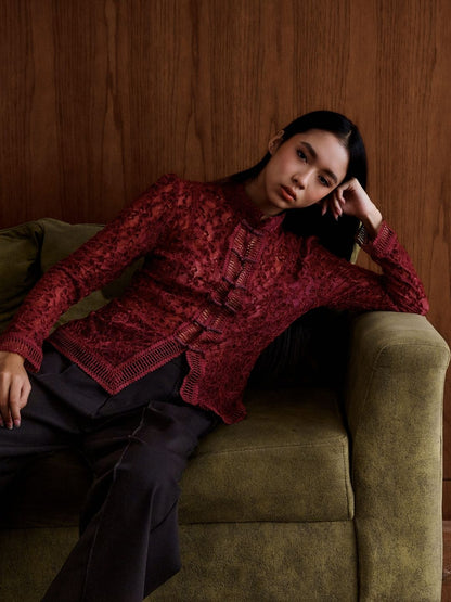 TOP SUKI - BURGUNDY