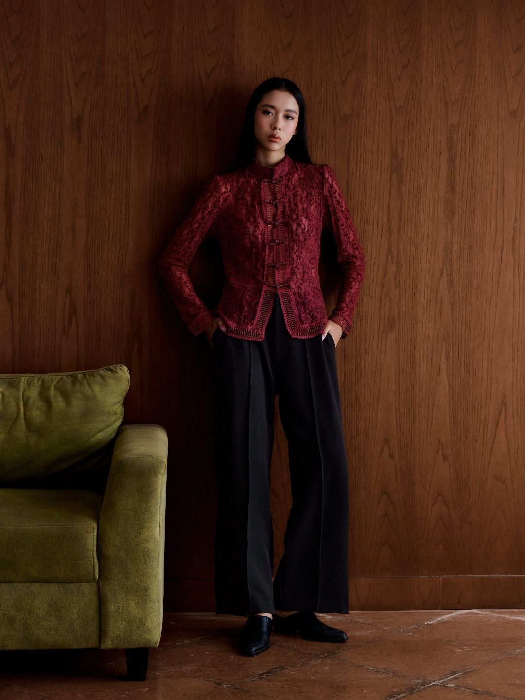 TOP SUKI - BURGUNDY