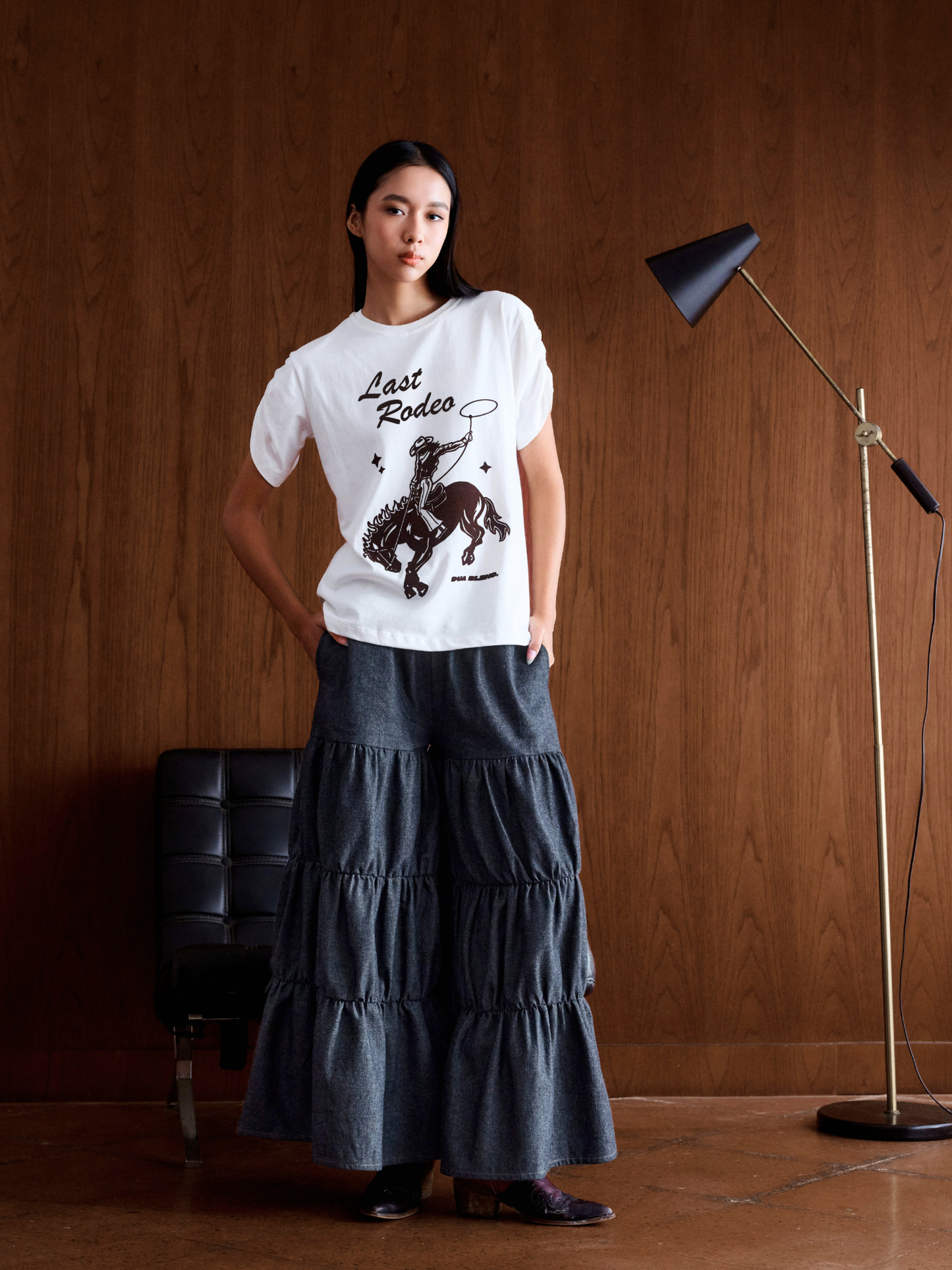 GRAPHIC TEE RODEO - HUESO