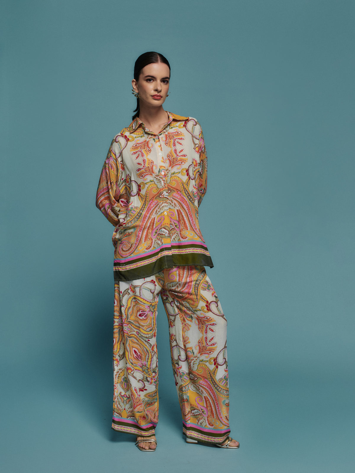 PRE VENTA - PANTALON POSITANO NARANJA