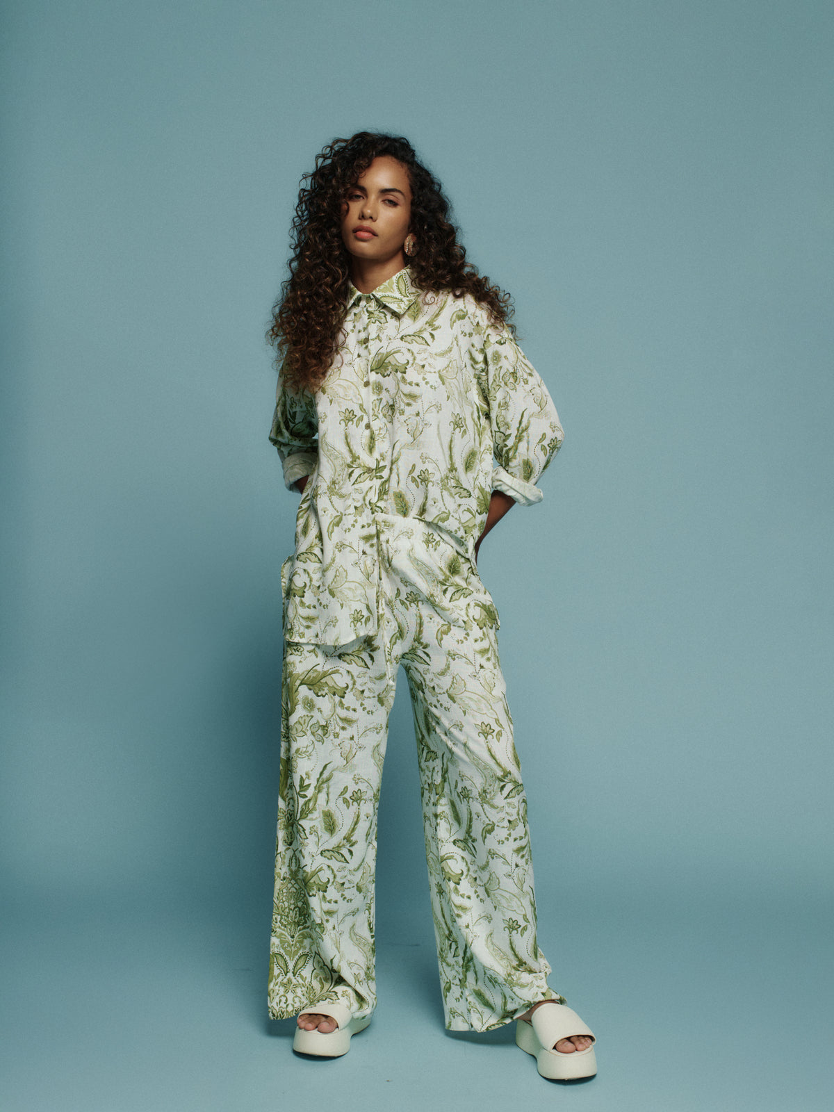 PANTALON POSITANO VERDE