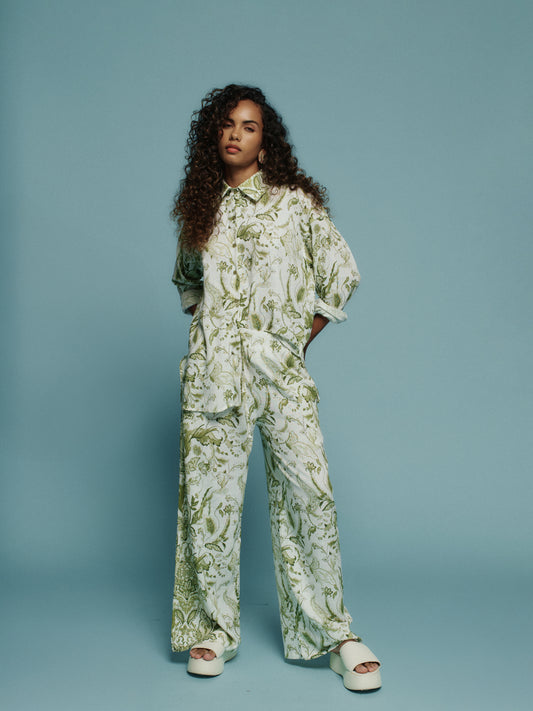 PANTALON POSITANO VERDE