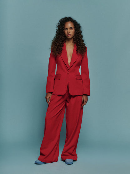 BLAZER MACCHIATO ROJO