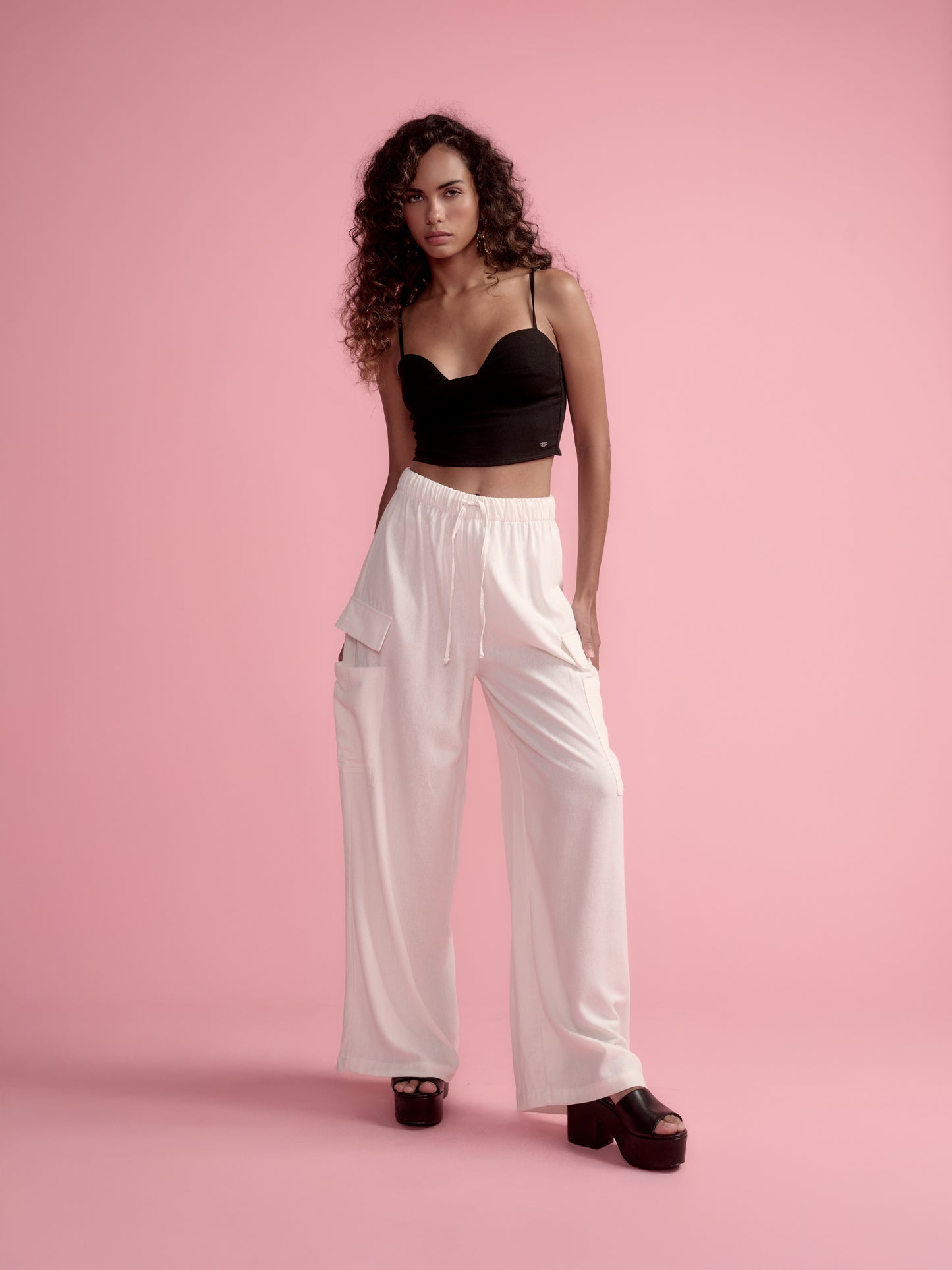 PANTALON CITRON HUESO