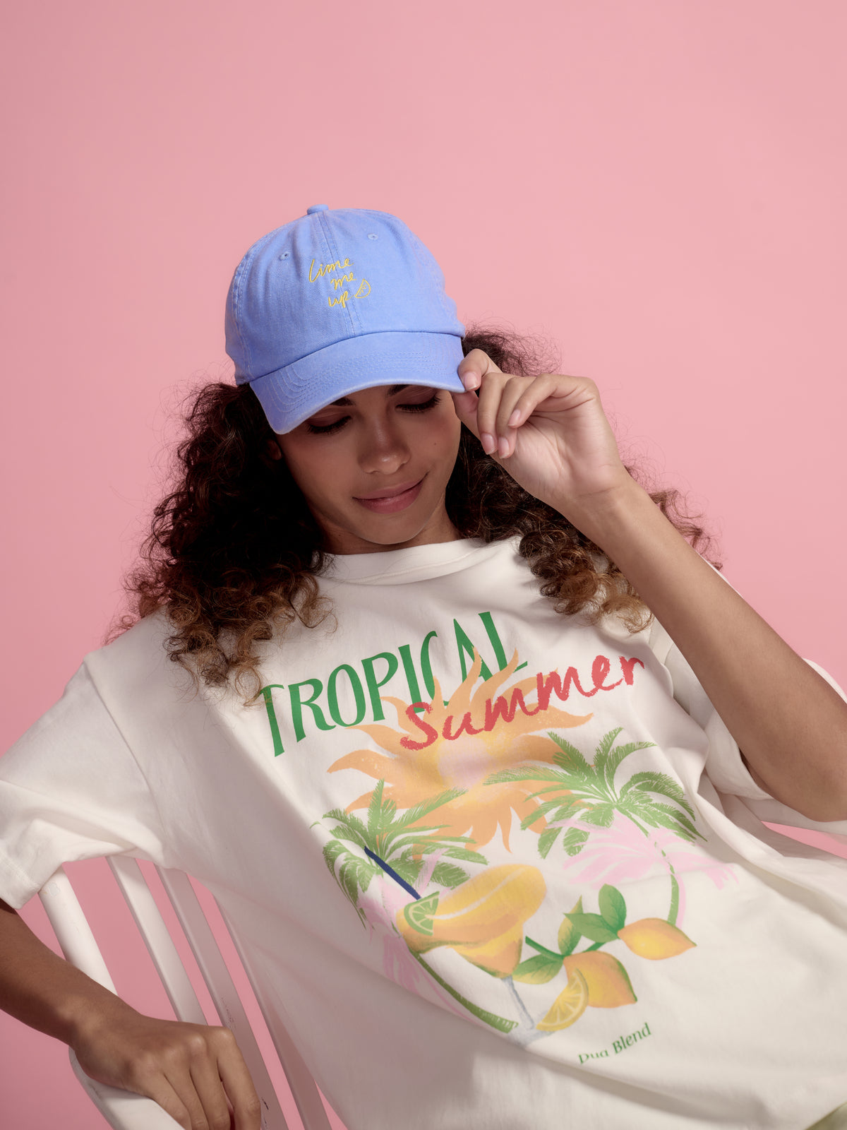 GORRO LIME ME UP - LIGHT BLUE