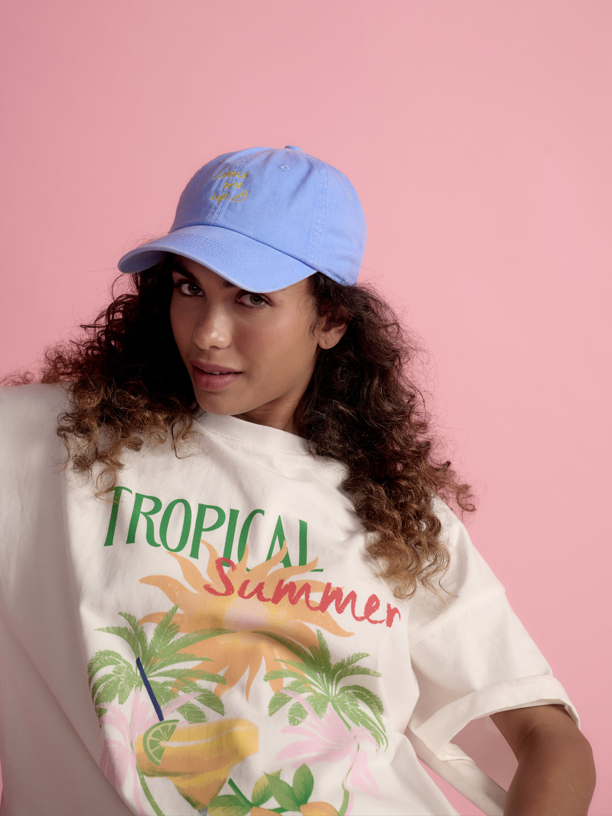 GORRO LIME ME UP - LIGHT BLUE