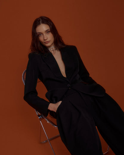BLAZER MACCHIATO - NEGRO