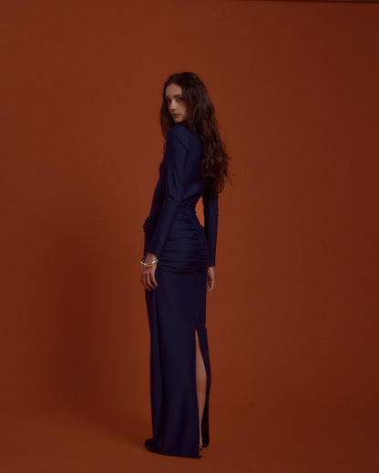 VESTIDO DOPPIO - AZUL