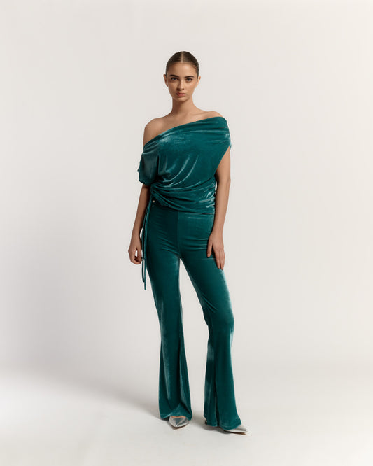 PANTALON VELVET LATTE - CIAN