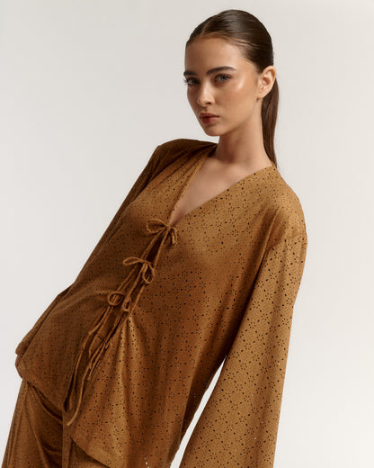 BLUSA ARABICA - CAMEL