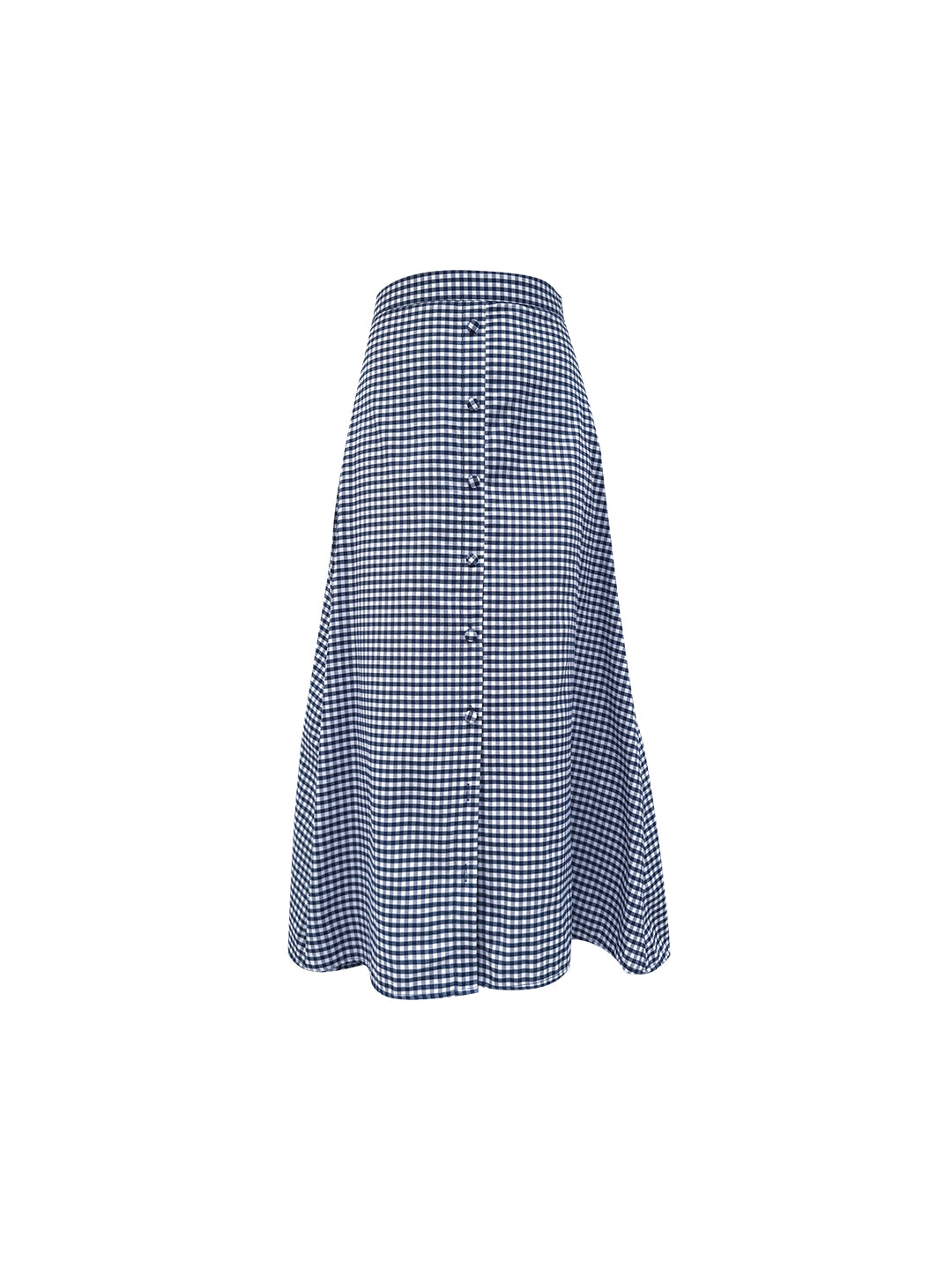 FALDA TAHITI VICHY AZUL