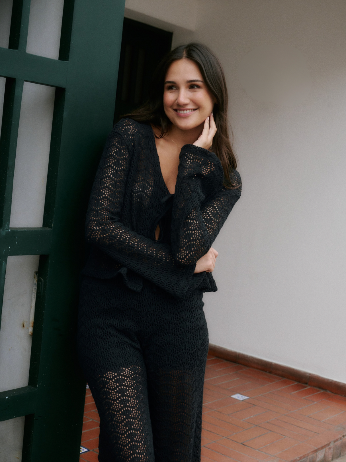 CARDIGAN MONACHELLO - NEGRO