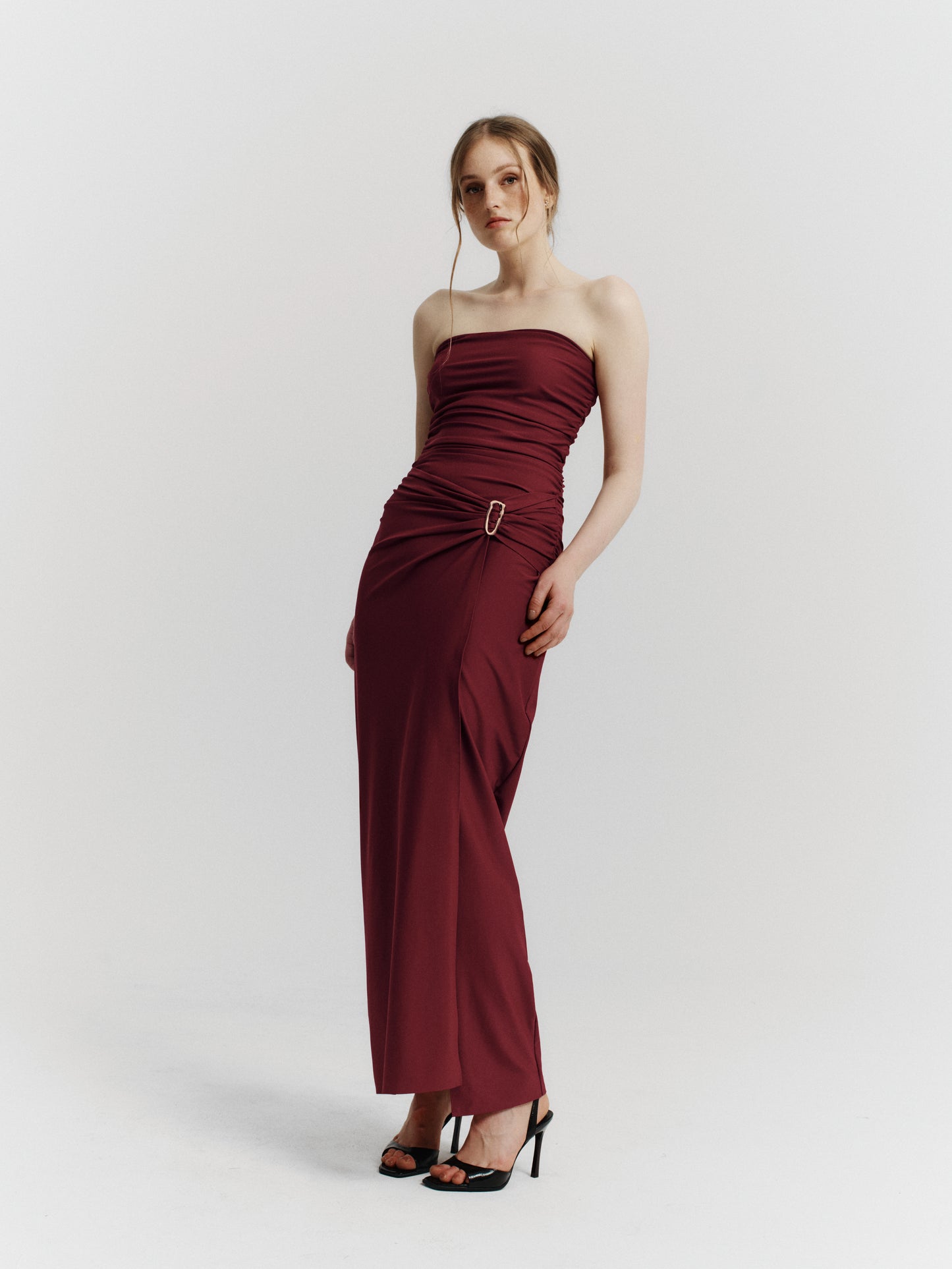VESTIDO GIORGIA - GUINDA