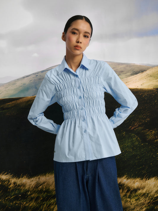 BLUSA BOWIE - CELESTE