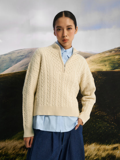 DAKOTA SWEATER - HUESO