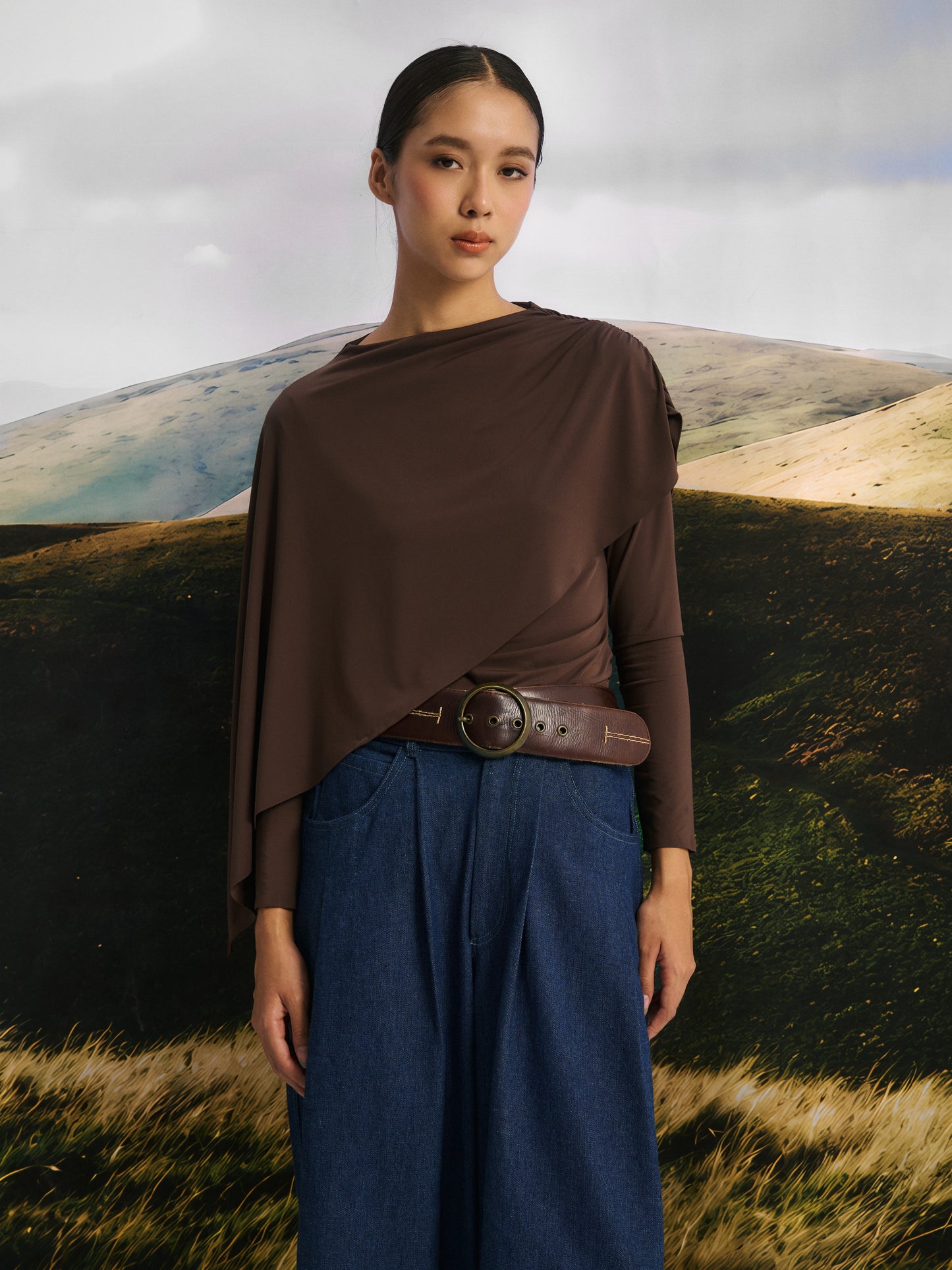 TOP WILLOW - MARRON