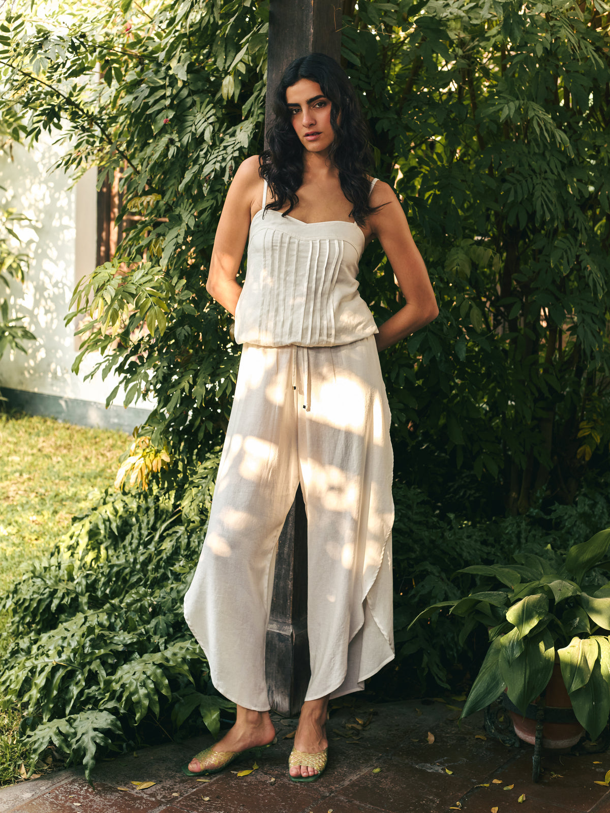 PANTALON ROSIE - HUESO