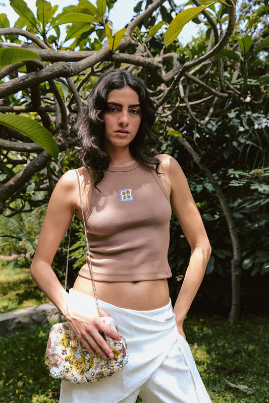 TANK TOP DAHLIA - CHOCOLATE