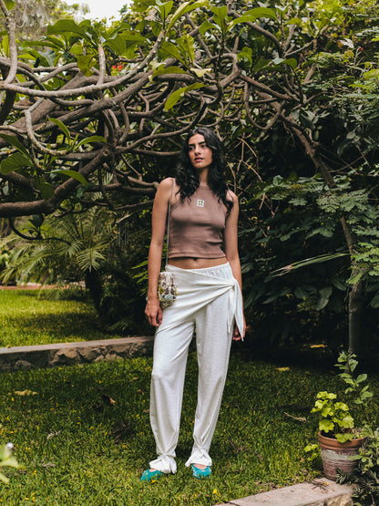 PANTALON BLOOM - HUESO
