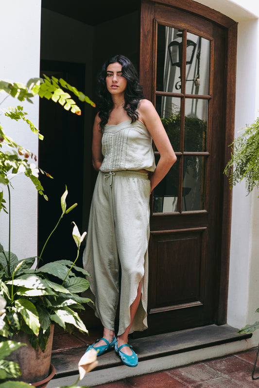 PANTALON ROSIE - PISTACHO