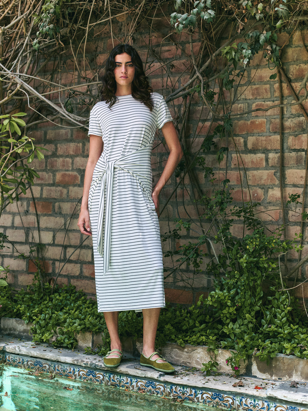 VESTIDO CAMELLIA - AZUL