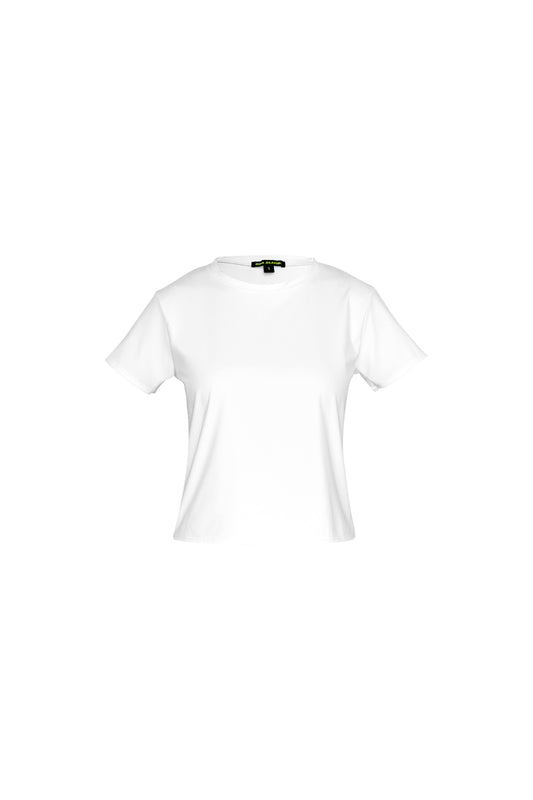 T-SHIRT LUNGO - BLANCO