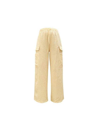 PANTALON CITRON VICHY AMARILLO
