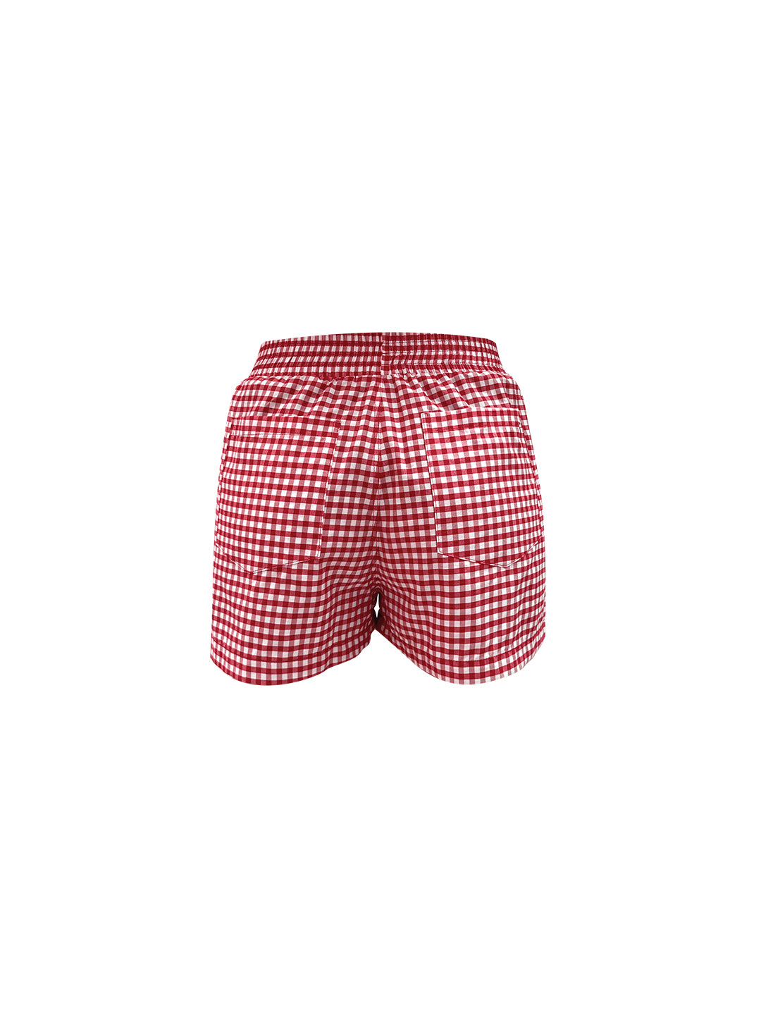 SHORT VERNA VICHY ROJO