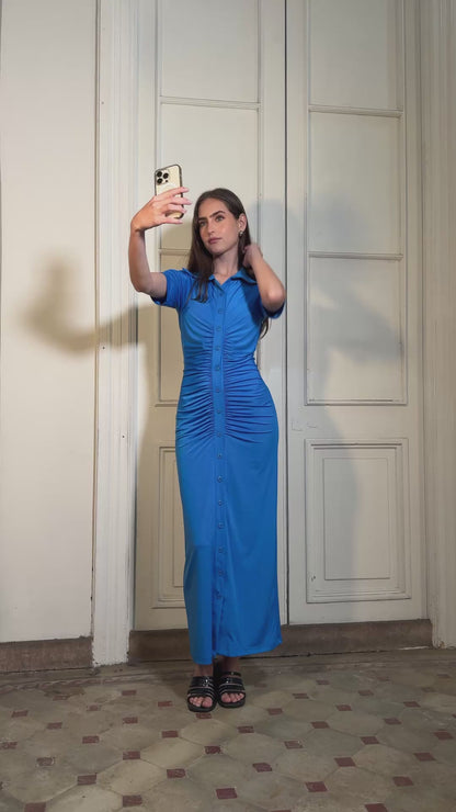 Vestido Luca - Azul